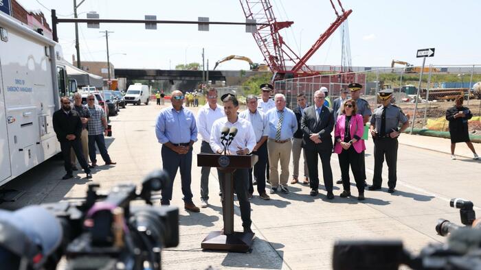 NextImg:I-95 Collapse: Pete Buttigieg Warns Snarled Supply Chains Might Spark Higher Costs
