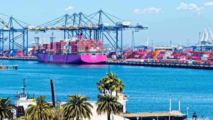 NextImg:Labor Dispute Sparks Supply Chain Snarl At Top US Container Port
