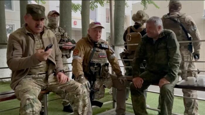 NextImg:Putin Blasts Wagner 'Treason, Betrayal' As Clashes Erupt In Southern Russia