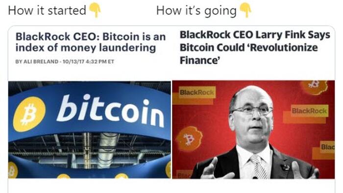 NextImg:"Bitcoin Is Digital Gold" - BlackRock CEO Flip-Flops From Crypto-Hater To Advocate For 'Revolution'