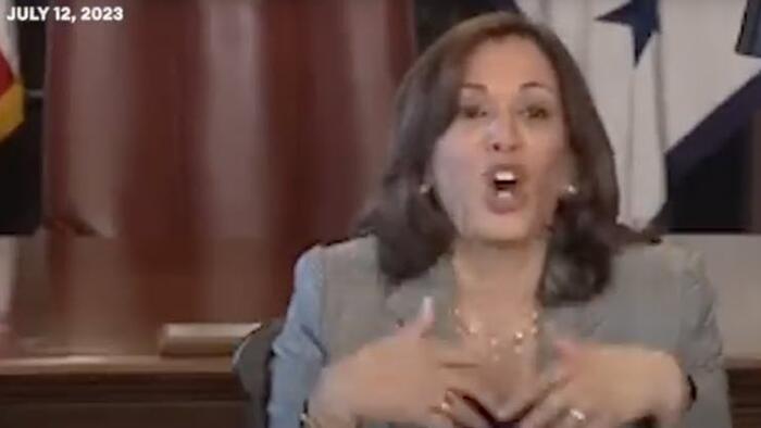 NextImg:Watch: America's 'AI Czar' Kamala Harris Explains "First Of All, It's Two Letters"