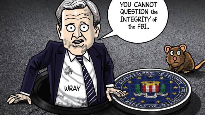 NextImg:My Wray Or The Hard Wray: New Twitter Files Contradict FBI Director's Testimony