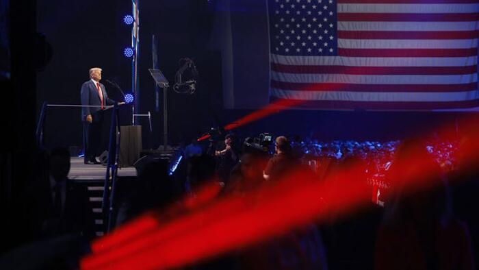 NextImg:Trump To Young Americans: "Choose Fascism Or Freedom"