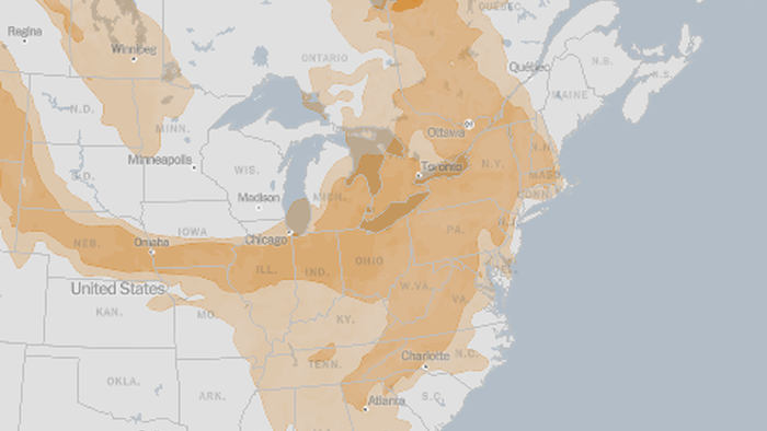 NextImg:Toxic Wildfire Smoke From Canada Is Back