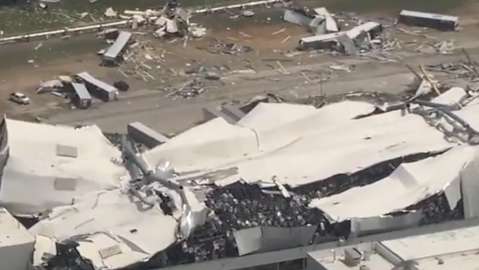 NextImg:"Like A Bomb Went Off": Pfizer Plant In North Carolina Destroyed By Tornado