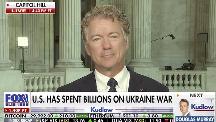 NextImg:Watch: Rand Paul Warns "We're Out Of Ammo, We're Out Of Money"