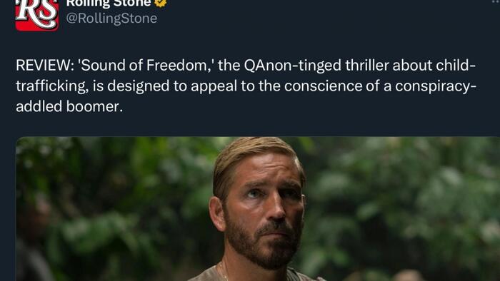NextImg:"Why Do You Support Child Trafficking?" Rolling Stone Slammed Over Negative 'Sound Of Freedom' Review
