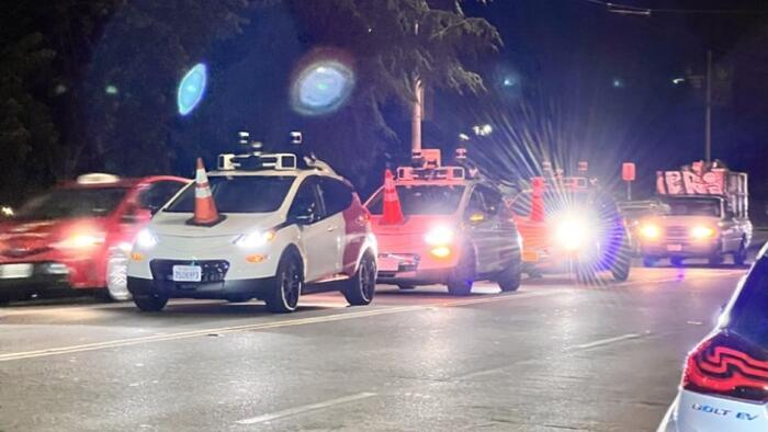 NextImg:Driverless Cars Hit By 'Coning' Incidents As San Francisco Group Rebels
