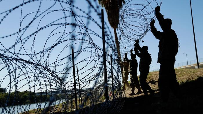 NextImg:Democrats Are Outraged Over Texas Efforts To Secure The Southern Border