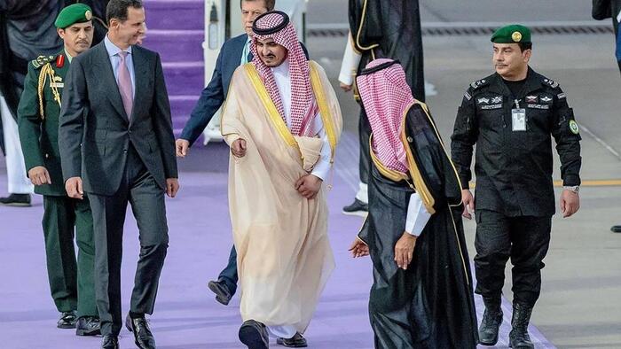 NextImg:MbS To Blinken: 'No' To Israeli Normalization, 'Yes' To Syrian Reconciliation