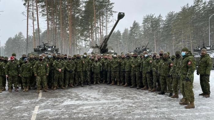 NextImg:Trudeau Unveils Plan To More Than Double Size Of NATO Deployment In Latvia