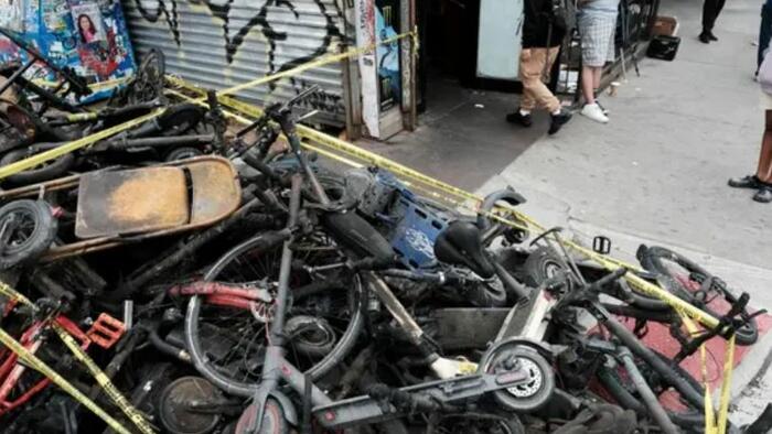 Exploding E-Bikes: Lithium Battery Fires Spread In New York And California - Vimarsana News