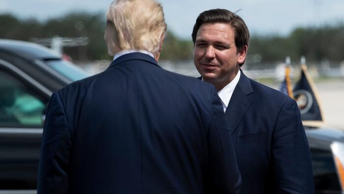 NextImg:"We Are Way Behind" Trump: DeSantis Super PAC Spokesperson Admits 'Uphill' Battle