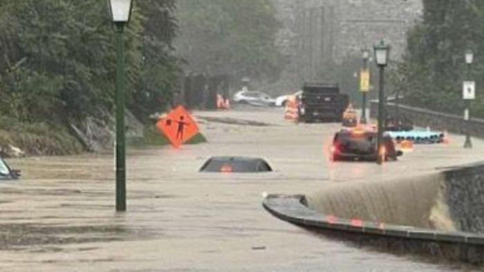 NextImg:"1,000-Year Rainfall Event" Batters Hudson Valley With Flash Floods