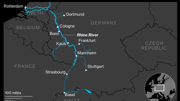 NextImg:Rhine's Low Water Levels Add To German Headaches