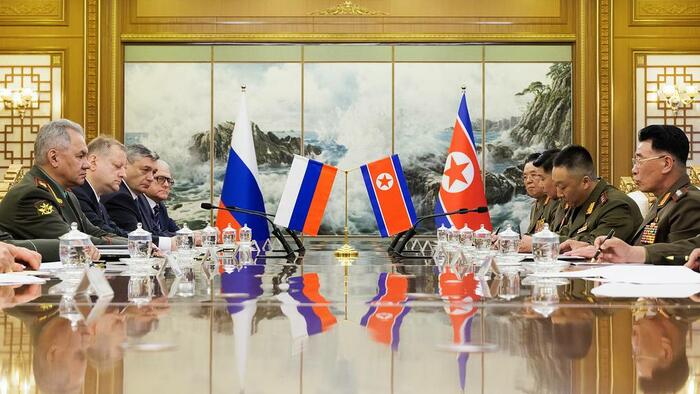 NextImg:Russia, South Korea Hold Rare Defense Talks In Pyongyang Amid Soaring US Tensions