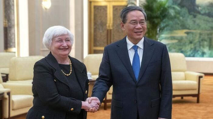 NextImg:Yellen Warns Against "Winner Take All" Fight With China