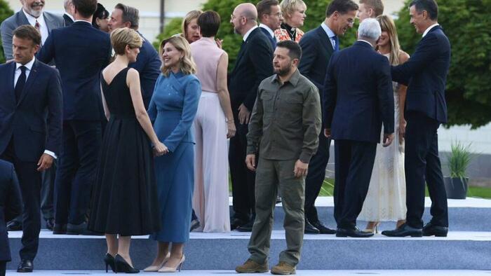 NextImg:NATO Leaders Tell Zelensky 'Cool It' In Rare Dressing Down At Summit