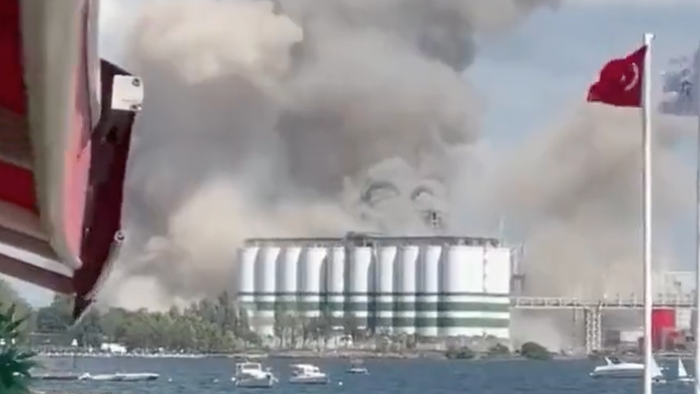 NextImg:'Felt Like Earthquake': Explosion Rocks Turkish Port Full Of Grain