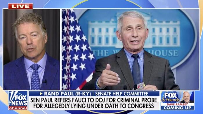 NextImg:Rand Paul: "No Clearer Case Of Perjury In The History Of Government Testimony Than Fauci"