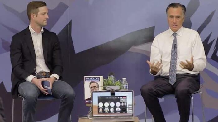 NextImg:Watch: Romney Calls Bottomless Ukraine Aid "The Best National Defense Spending We've Ever Done"