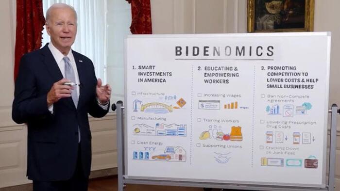 NextImg:Biden's Cringe Whiteboard Presentation Memed Into Oblivion