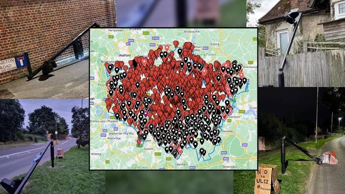 NextImg:100s Of ULEZ Cameras Destroyed By Vigilante Group Following Wider London Roll-Out