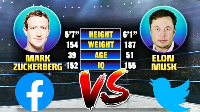 NextImg:Brain Battle: Elon Musk Open To "Cage Match Debate" With Mark Zuckerberg