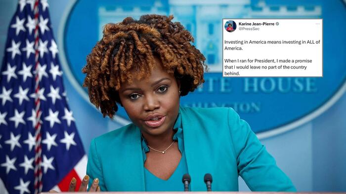 NextImg:'Historic' Biden Spox Makes Surprising Announcement