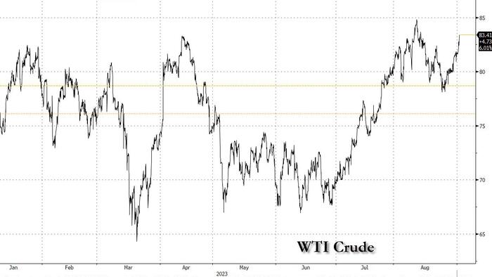 NextImg:Oil Closes At Second Highest Level Of 2023 Amid Plunging Oil Inventories