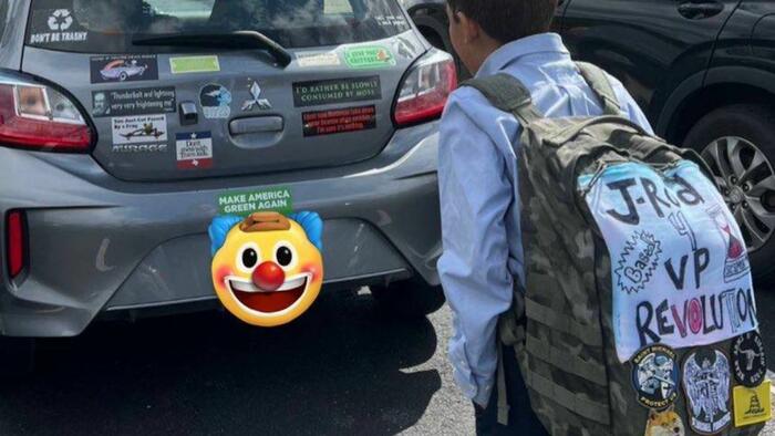 NextImg:Student Kicked Out Of Classroom For Wearing Gadsden Flag Patch Because It's "Racist"
