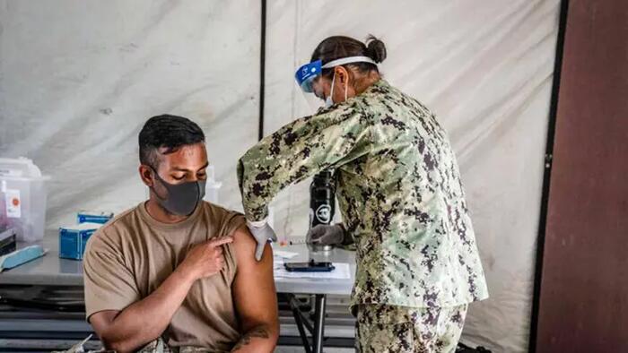 NextImg:Military Members Kicked Out For Refusing COVID Vaccine Seek To Have Their Discharges Upgraded
