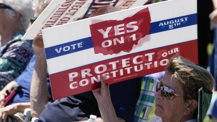 NextImg:Heavy Turnout As Ohio Constitution Vote Nears Tuesday Finish