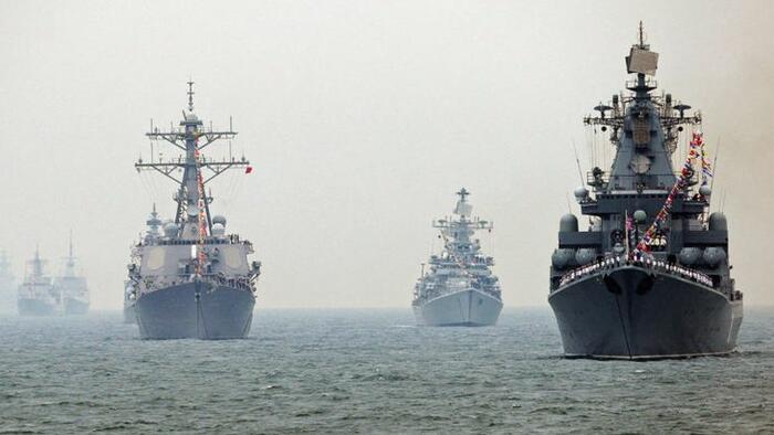 NextImg:China & Russia Sent Huge Naval Flotilla Toward Alaska; US Responds By Dispatching Destroyers