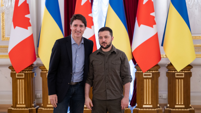 NextImg:Watch: Trudeau Loses It After Being Asked A Simple Question About Seeking Peace In Ukraine