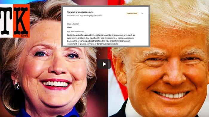 NextImg:Taibbi: YouTube Demonetizes Montage Of Election-Denying Dems Under "Dangerous Organizations" Policy