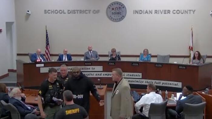 NextImg:Watch: Pastor Forcibly Removed From School Board Meeting For Reading Aloud Porn Book From Kids' Library