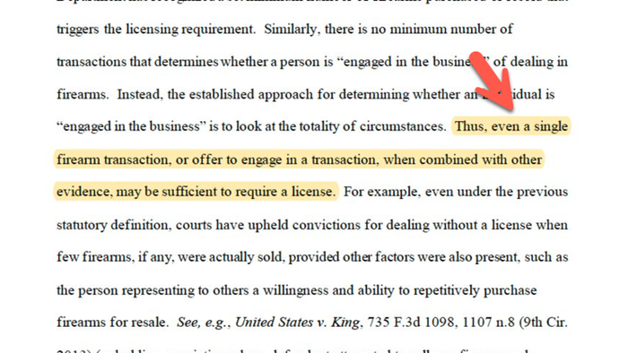 NextImg:"Even One Firearm Sale" Could Land You In Jail Under Biden's New ATF Rule