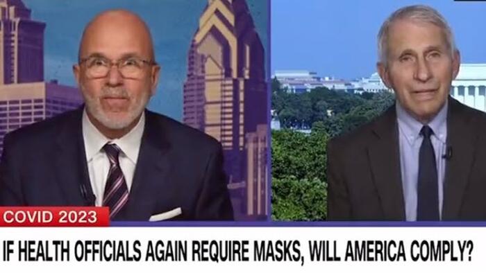 NextImg:Watch: Fauci Squirms As CNN Anchor Confronts Him With Data Showing Masks Don't Work