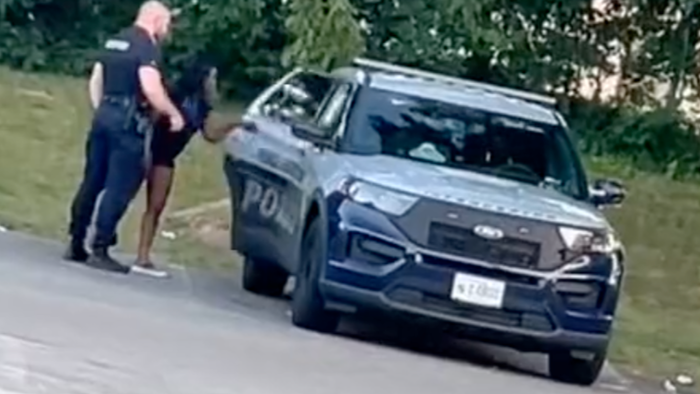 NextImg:'In Broad Daylight & In Front Of Kids': Disturbing Video Shows Maryland Cop Getting Into Backseat With Woman