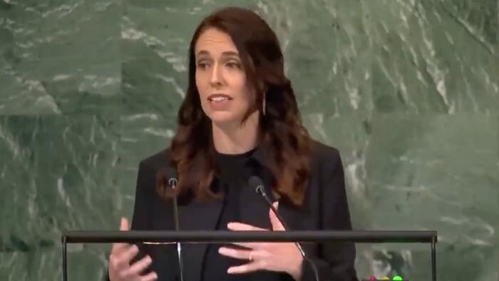 NextImg:Former NZ PM Ardern Urges United Nations To 'Crack Down On Free Speech As A Weapon Of War'