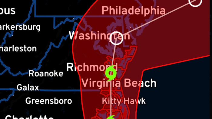 NextImg:DC Swamp In Crosshairs? Models Indicate Storm Advancing Up East Coast