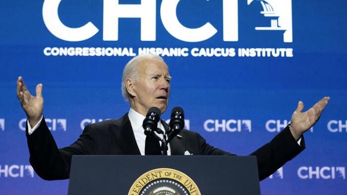 NextImg:Watch: Biden Claims It's Republicans Who Are "Undermining Our Border Security"