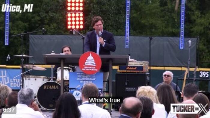 NextImg:"Don't Be Intimidated" By The Censors - Tucker Carlson Urges Americans To Fight Back By 'Telling The Truth'