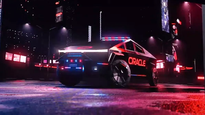 NextImg:Oracle's Larry Ellison Touts Tesla Cybertruck As 'Next-Gen' Police Cruiser