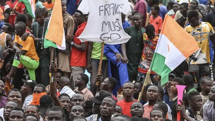 NextImg:'French' Goat's Throat Slit In Massive Niger Protest Demanding Withdraw Of French Forces