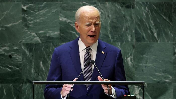 NextImg:Zelensky Disappointed? Biden's Lackluster UN Speech Only Briefly Focused On Ukraine