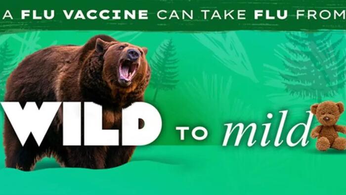 CDC Rolls Out 'Wild To Mild' Flu Shot Campaign To Reach Vaccine-Hesitant