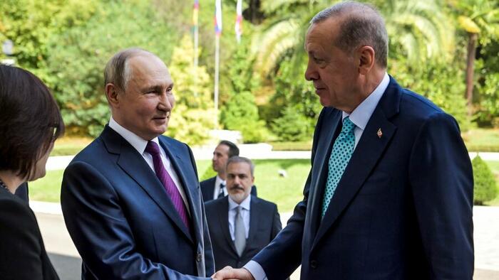 NextImg:Putin Tells Erdogan Russia Will Rejoin Grain Deal If Sanctions Eased, SWIFT Reconnected