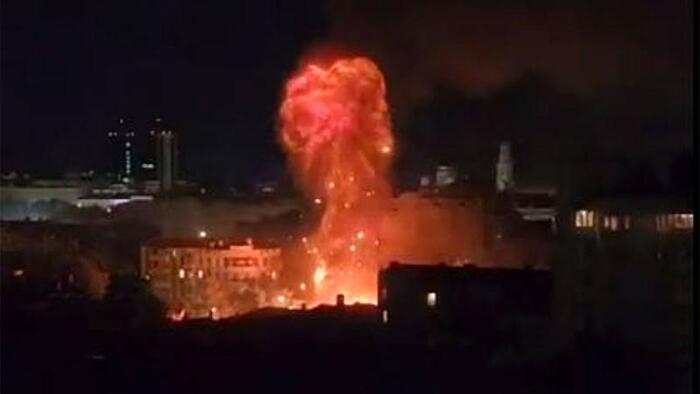 NextImg:Ukraine Drone Scores Direct Hit On Central Rostov, Home To Russian Military HQ